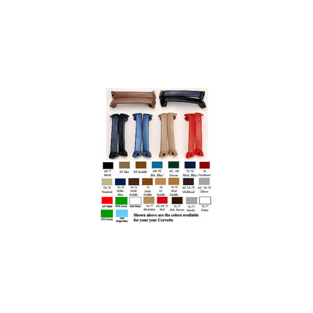Corvette Door Pull Straps, 1965, 1969-1977 