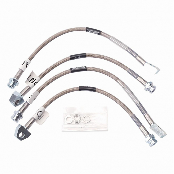 Braided Brake Hose Set 1984-1987 Corvette