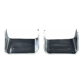 Corvette Exhaust bezel, polished SS 1970-73 