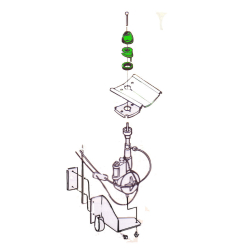 Corvette Antenne Monterings kit 1965-68