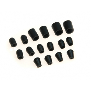 Vacuum Caps, Plastic, Assortment, Set of 16 