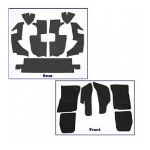 Corvette Carpet Insulation set Convertible 1968-75
