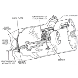 Corvette Steering Column Rack Kit 1969-96