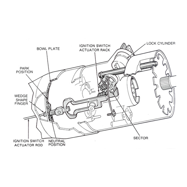 Corvette Steering Column Rack Kit 196996 RATSTAMME FirstMile ved