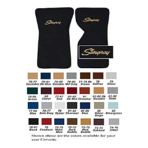 Corvette Floormats 1968-1982
