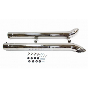 Corvette Exhaust, Side Pipes SS Polished