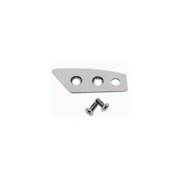 Corvette Roof Lock Trim Pin Plate, Right, 1968-197