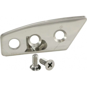 Corvette Roof Lock Trim Pin Plate, Left, 1968-197