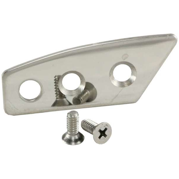 Corvette Roof Lock Trim Pin Plate, Left, 1968-197