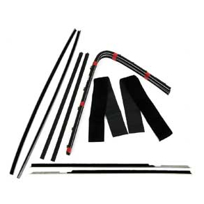 Corvette Door Window Seal Kit, Coupe, 1963 