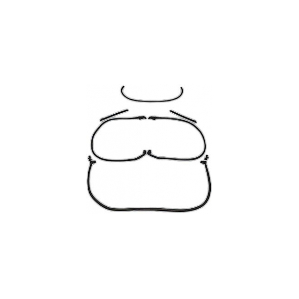 Corvette Conv Body Weatherstrip Kit, 1973-75