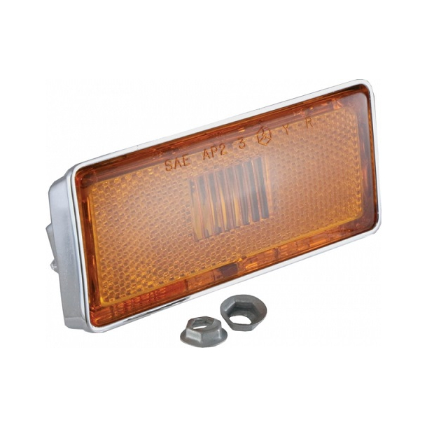 Corvette Side markerings lygte, Venstre front 1973-74E