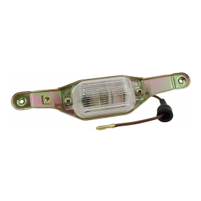 Corvette Nummerplade lygte med glas 1972-73