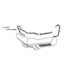 Corvette Upper Front Bumper Retainer, 1973-1974 