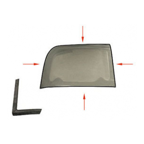 Corvette Glass T-Top Outer Molding Kit 1978-1982 