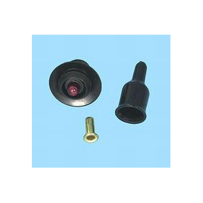 Corvette Lens Kit, Red Fiber Optic, 1968-71 