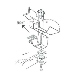 1963-82 Corvette Body Mounting Nut