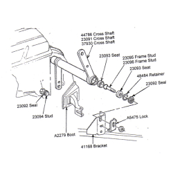 Corvette Clutch Cross Shaft Felt Seal, 1963-1981 