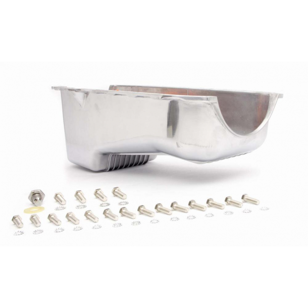 Chevrolet Oilpan SB Polished aluminium 1986+