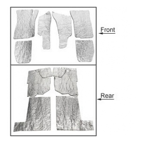 Corvette Carpet Insulation set Coupe 1968-77