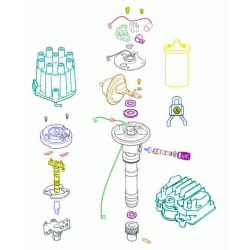 Corvette Distributor Tach. gear 1962-74