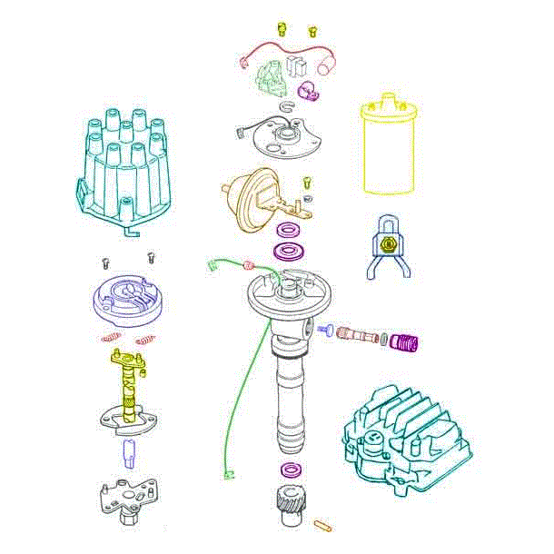 Corvette Distributor Tach. gear 1962-74