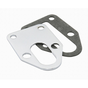 Fuelpump Mounting Plate Chrome Chevrolet Small Block 