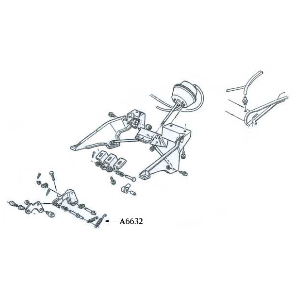 Corvette Headlight Housing Spring, 1968-1982 