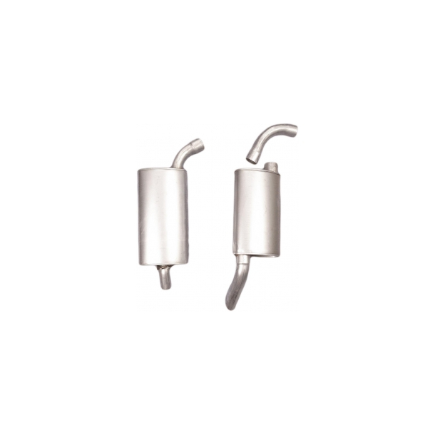 Corvette mufflers 2&frac12;" Aluminized 1968-72