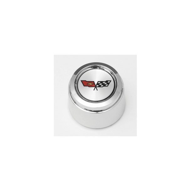 Corvette Wheel Center Cap, Chrome  1982