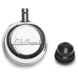 Valve Cover Breather, Push-In, Round, Steel, Chrom