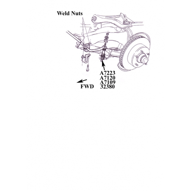 Link Bushing Kit Poly 1963-1982 Corvette