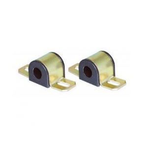 Bushings, Front/Rear Sway Bar, Polyurethane, Black