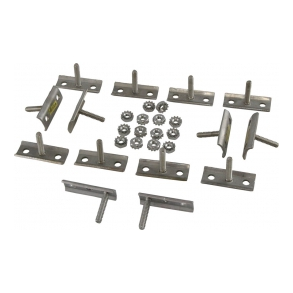 Front Bumper Retainers, Fibergl, 1975-1979 Corvette