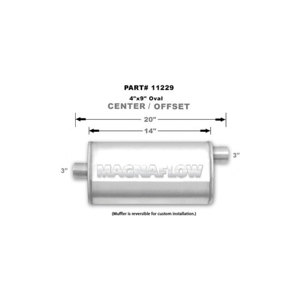 Magnaflow 3'' Muffler SS