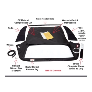 Kalesche i vinyl 1968-1975 Corvette