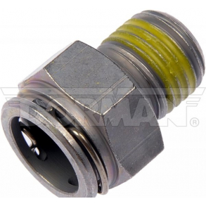 Transmission Line Connector With 3/8 Tube X 1/4-18 In. Thread 