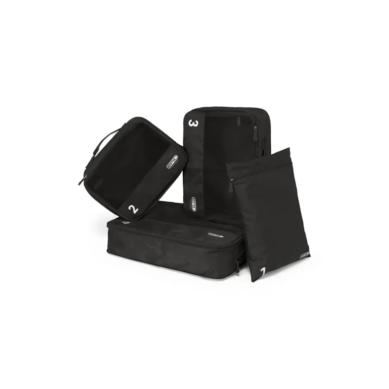 Travel Accessories 4.0 Packing cubes 4pcs set_black Pakkeposer