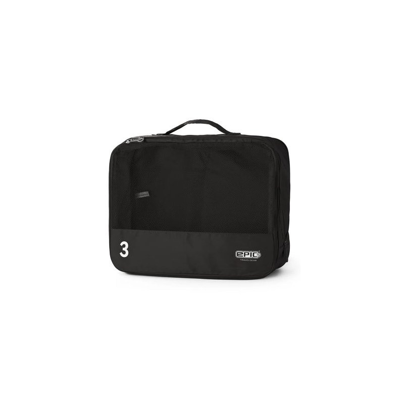 Travel Accessories 4.0 Packing cubes 4pcs set_black Pakkeposer
