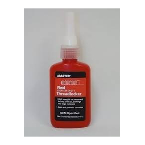 Master Skruesikring, high strength 6ml (threadlocker adhesive 271-1) Gevindsikringslim &Universal