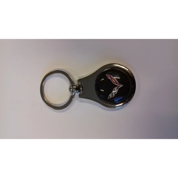 Nglering med Chevrolet Corvette logo (Corvette Keyring Logo) 