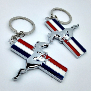 Nglering med Mustang logo (Mustang Keyring Logo)