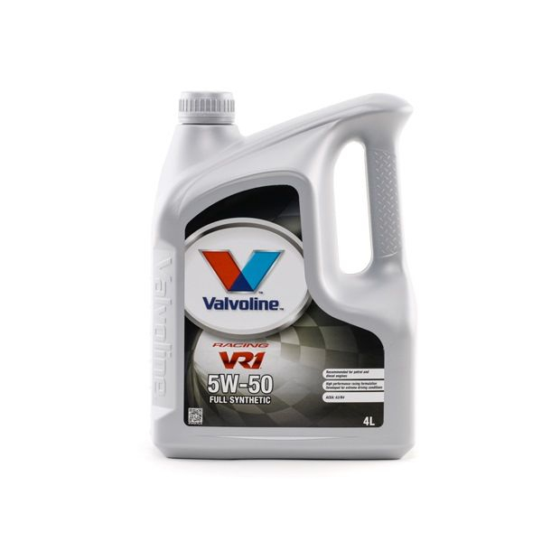 Valvoline Motorolie 5W50 VR1 Racing 4L (873434) Engine oil Zink PPM 1300-1400