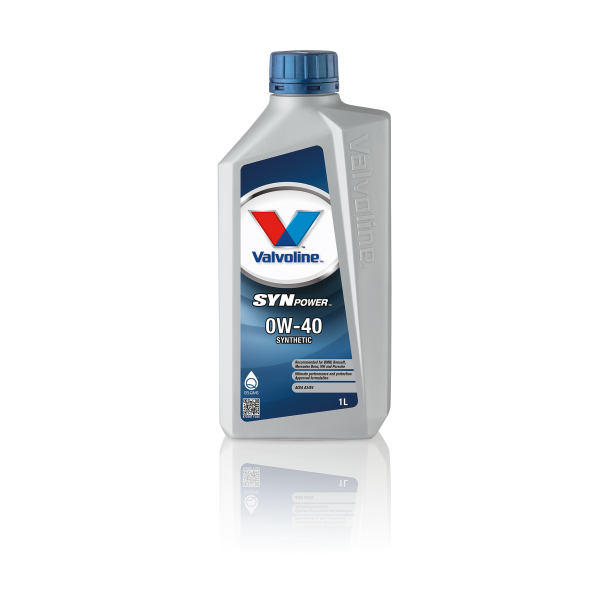 Valvoline Motorolie Syn Power 0W40 Fuldsyntetisk 1 liter / 1 Quarter (V872587)