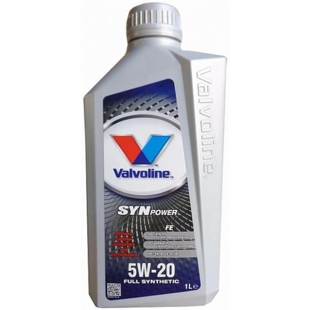 Valvoline Motorolie Syn Power 5W20 Fuldsyntetisk 1 liter / 1 Quarter (US VV927 - V872555)