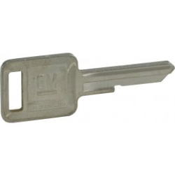 GM Key blank, Square ore Oval 1968-1982