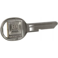 GM Key blank, Square ore Oval 1968-1982