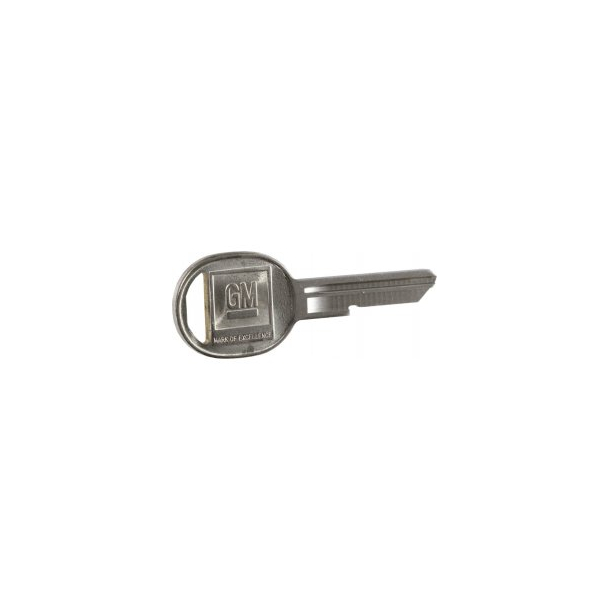 GM Key blank, Square ore Oval 1968-1982