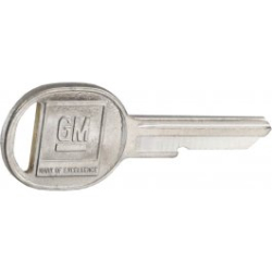 GM Key blank, Square ore Oval 1968-1982