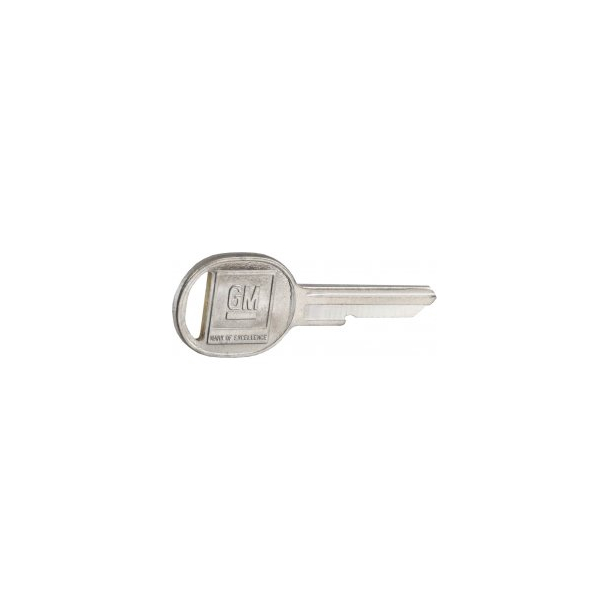 GM Key blank, Square ore Oval 1968-1982